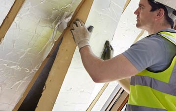 Chipping loft insulation